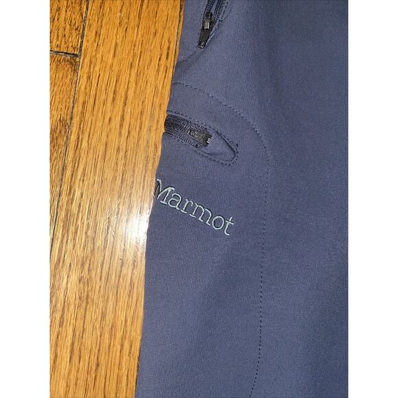 Marmot Nylon Hiking Pants Women's Gray Outdoor Pants Size 4 Trails Ankle Zip - Picture 2 of 11